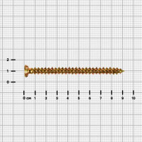 Саморезы по бетону оцинкованные 7.5x92 мм