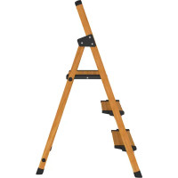 Стремянка алюминиевая с пленкой под дерево Elitech СТА 3СТ Д 3 ступени, максимальная нагрузка 150 кг