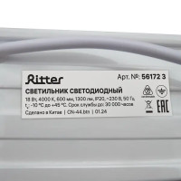 Светильник линейный светодиодный Ritter DPO03 Opal 600 мм 18 Вт нейтральный белый свет