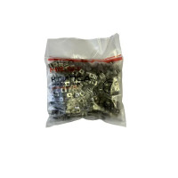 Клипса HILST Premium 3D 6мм 100шт