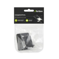 Соединитель для профиля Arttex Facile Twin сталь цвет черный