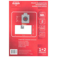 Мешки полиэтиленовые для пылесоса Elitech 60 л, 3 шт.