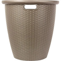 Кашпо для цветов Ingreen Rattan ø47 h47 см v50 л пластик французский платан