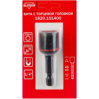 Бита торцевая ударная Elitech 1820.151400 12x45 мм