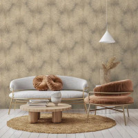 Обои флизелиновые Euro Decor Bengal коричневые 1.06 м ED7235-12