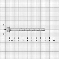 Анкер-шуруп по бетону Sormat Hex оцинкованный 6x80 мм