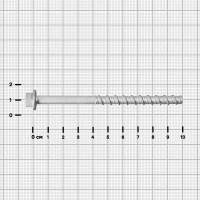 Анкер-шуруп по бетону Sormat Hex оцинкованный 6x100 мм