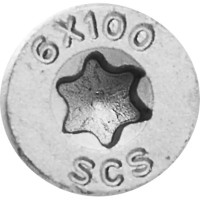 Анкер-шуруп по бетону Sormat оцинкованный 6x80 мм