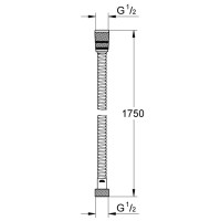 Шланг для душа Grohe Rotaflex 28025001 1.75 м цвет хром
