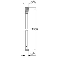 Шланг для душа Grohe Silverflex 28364001 1.5 м цвет хром