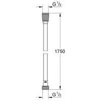 Шланг для душа Grohe Silverflex 28388001 1.75 м цвет хром