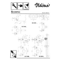 Смеситель для ванны Vidima Scorpio BC168AA однорычажный цвет хром