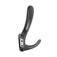 Мебельный крючок N00-N00-MGR 20 см ЦАМ цвет черный