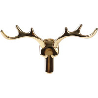 Крючок Larvij Олень, цинковый, цвет золотой