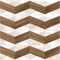 Плитка настенная Mersey Wood Mix3 20x40 см 1.2 м² матовая цвет микс