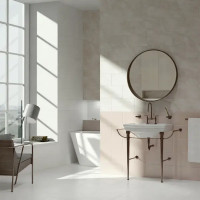 Плитка настенная Kreaforta Mersey Mono 20x40 мм 1.2 м² матовый цвет розовый