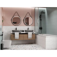 Плитка настенная Kreaforta Mersey Mono 20x40 мм 1.2 м² матовый цвет мятный