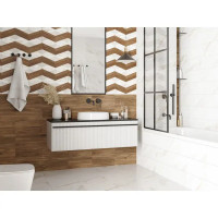 Плитка настенная Kreaforta Mersey Wooden 20x40 мм 1.2 м² матовый цвет бежевый
