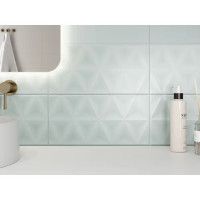 Плитка настенная Kreaforta Mersey Monor 20x40 мм 1.2 м² матовый цвет мятный