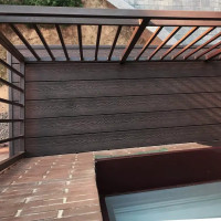 Террасная доска ДПК Decking Smart цвет Венге 4000x150x24 мм 0.6 м²