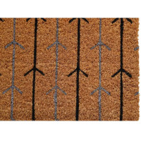 Коврик декоративный кокос Velcoc Kera Arrows 40x75 см цвет бежевый