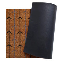 Коврик декоративный кокос Velcoc Kera Arrows 40x75 см цвет бежевый