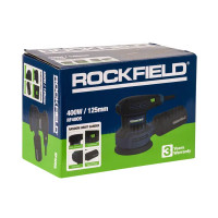 Эксцентриковая шлифмашина сетевая Rockfield RF40OS, 400 Вт, 125 мм