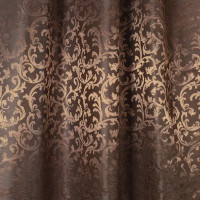 Штора на ленте Классика 140x260 см цвет коричневый 2 шт.