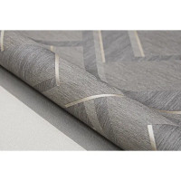 Обои флизелиновые Wallsecret Decorium коричневые 1.06 м 8881-26
