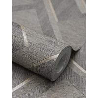Обои флизелиновые Wallsecret Decorium коричневые 1.06 м 8881-26