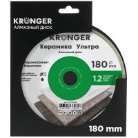 Диск алмазный по керамике Kronger KU100180 180x25.4x1.2 мм