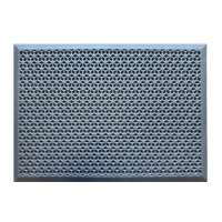 Коврик придверный 65x95 см цвет серый