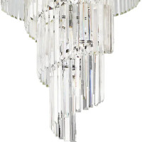 Люстра потолочная Louis 8 ламп 32 м² цвет серебристый/прозрачный