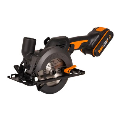 Пила циркулярная аккумуляторная Worx WT520WX, 20 В Li-ion 2 Ач, 120 мм