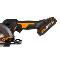 Пила циркулярная аккумуляторная Worx WT520WX, 20 В Li-ion 2 Ач, 120 мм