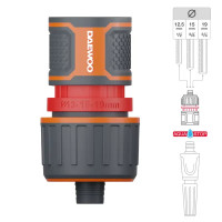 Коннектор для шланга с автостопом Daewoo 3/4\