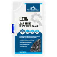 Цепь для бензо и электропилы Vertextools 3/8 LP66-1.5 45.72 см 66 звеньев