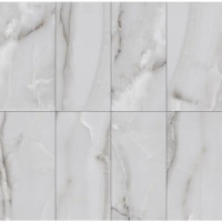 Глазурованный керамогранит Arcadia Ceramica Onyx Line Grey 60x120 см 1.44 м² глянцевый цвет светло-серый