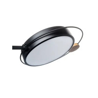 Люстра потолочная светодиодная Lamplandia Bergen Black L1479 с пультом управления, 15 м²,регулируемый белый свет, цвет черный