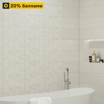 Плитка настенная Mersey Travertine 20x40 см 1.2 м² матовая цвет серый