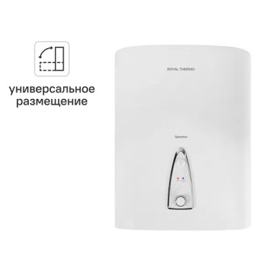 Водонагреватель накопительный 30 л Royal Thermo RWH 30 Splendore 2 кВт многопозиционный нержавеющая сталь мокрый ТЭН