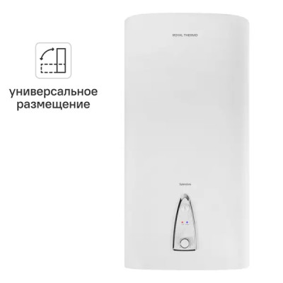 Водонагреватель накопительный 50 л Royal Thermo RWH 50 Splendore 2 кВт многопозиционный нержавеющая сталь мокрый ТЭН