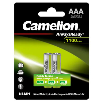 Батарейка никель-металлгидридная Camelion Always Ready NH-AAA1100BP2 AAA 2 шт.