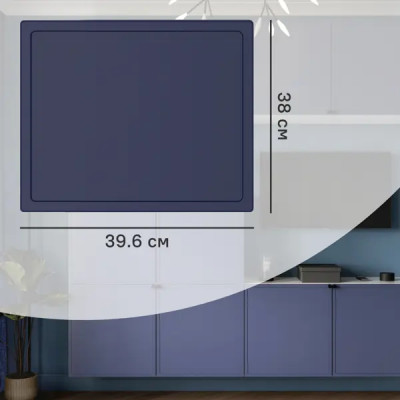 Дверь для шкафа Лион Амьен 39.6x38x1.9 см МДФ цвет индиго