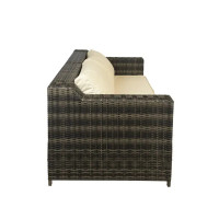 Диван садовый Орсон 212x90x80 см ротанг коричневый