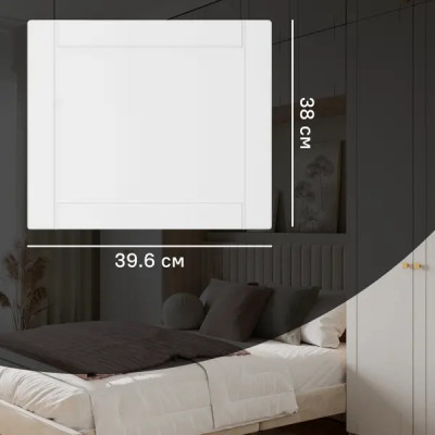 Дверь для шкафа Лион Байонна 39.6x38x1.9 см МДФ цвет белый