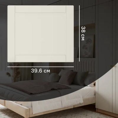 Дверь для шкафа Лион Байонна 39.6x38x1.9 см МДФ цвет латте