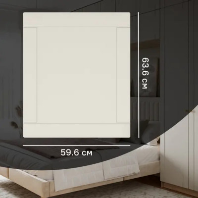 Дверь для шкафа Лион Байонна 59.6x63.6x1.9 см МДФ цвет латте