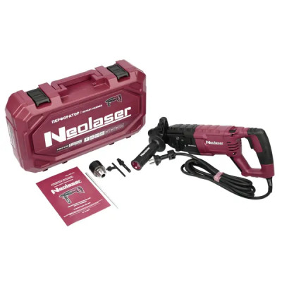 Перфоратор сетевой SDS-plus Neolaser NRH-800, 800 Вт, 3.8 Дж
