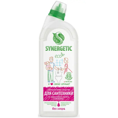 Средство чистящее для сантехники Synergetic 1 л